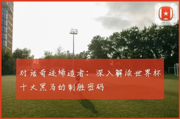 对话奇迹缔造者:深入解读世界杯十大黑马的制胜密码